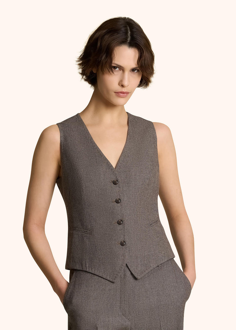 GILET EN LAINE ET CACHEMIRE