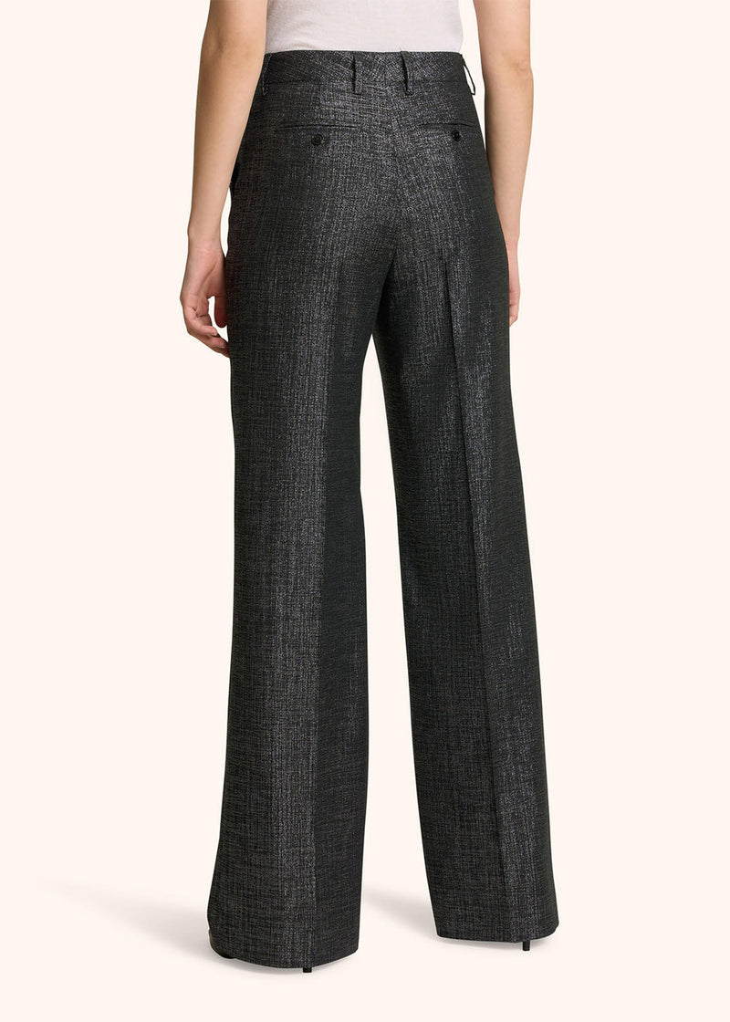 PANTALON EN LAINE MÉLANGÉE