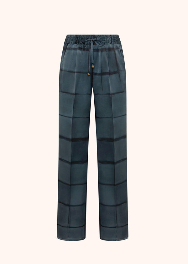 PANTALON COULISSE EN SOIE IMPRIMÉE