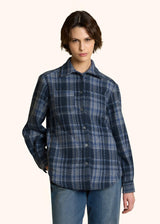 SURCHEMISE TARTAN EN CACHEMIRE