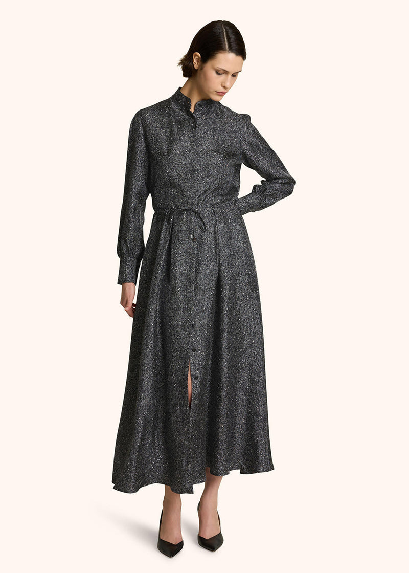 ROBE DE SOIRÉE EN SOIE LAMÉE