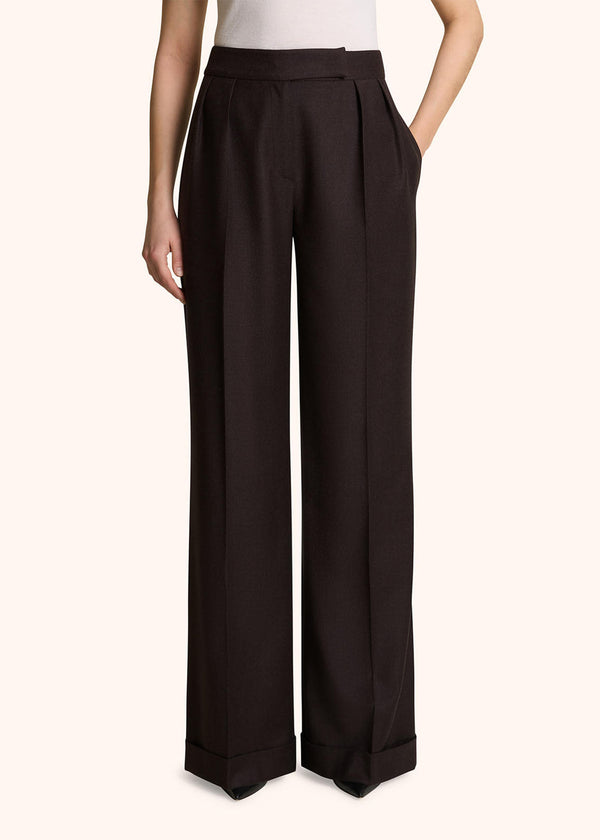 PANTALON PALAZZO EN LAINE