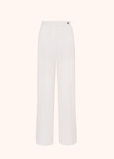 PANTALON EN LAINE MONOCHROME