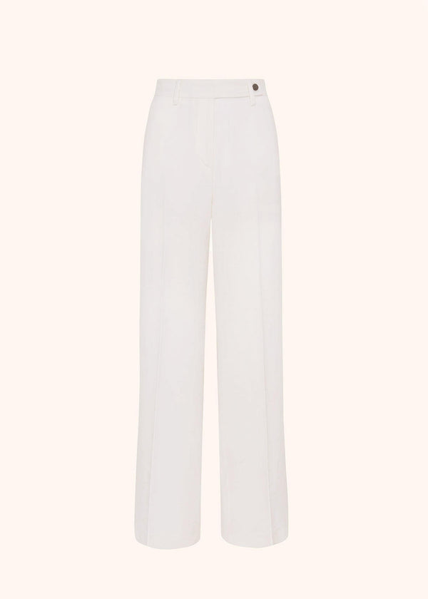 PANTALON EN LAINE MONOCHROME