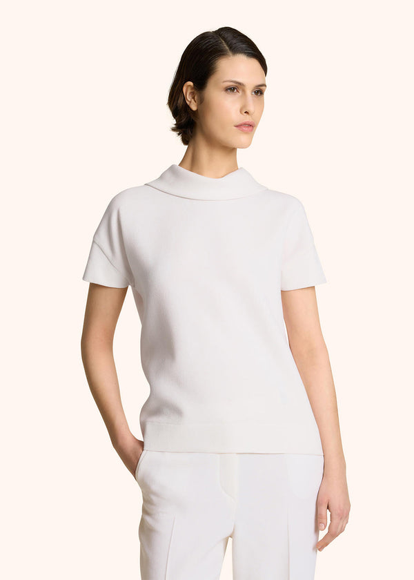 BLOUSE EN LAINE À COL MI-HAUT