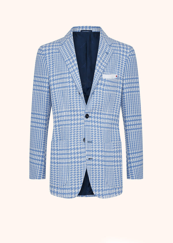 BLAZER PRINCE-DE-GALLES EN CACHEMIRE