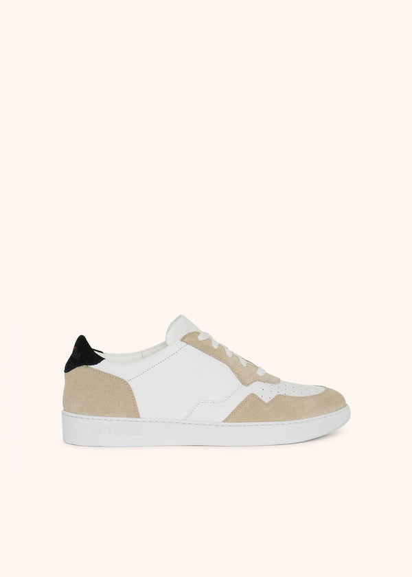 SNEAKERS EN CUIR AVEC INSERTS EN DAIM