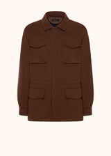 VESTE UTILITY EN CACHEMIRE BEAVER