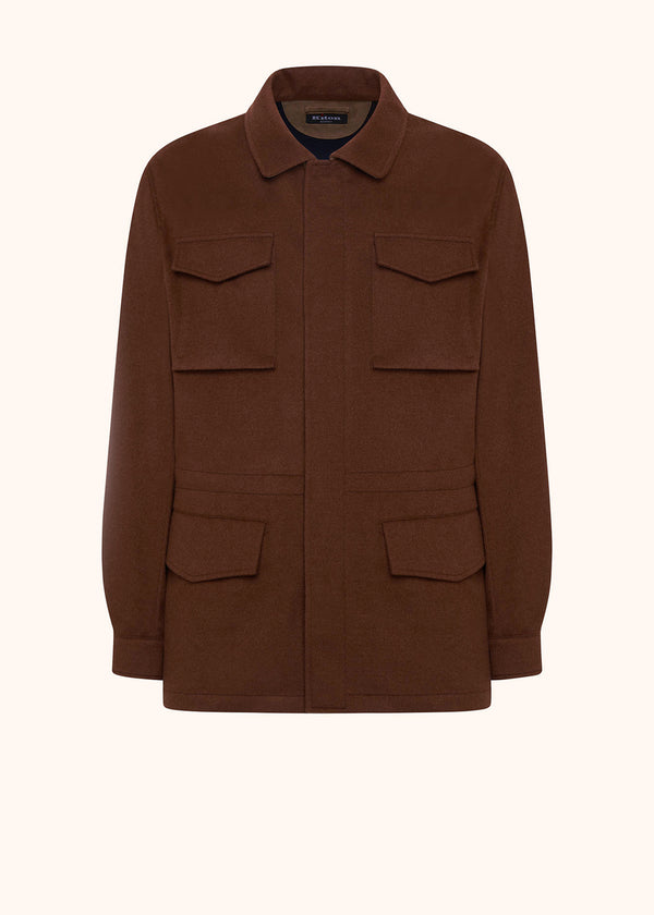 VESTE UTILITY EN CACHEMIRE BEAVER