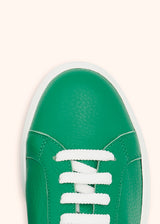 Kiton sneakers avec partie basse vert pomme pour femme.