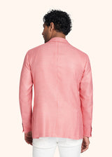 Kiton veste à boutonnage simple avec motif pied-de-poule pour homme.