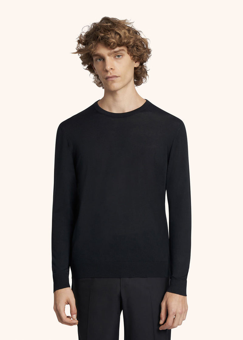 Kiton pull jersey ras-du-cou pour homme.