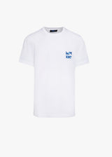 Kiton t-shirt ras-du-cou à manches courtes en précieux coton de couleur blanche.