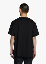 Kiton t-shirt ras-du-cou à manches courtes en précieux coton de couleur noire.